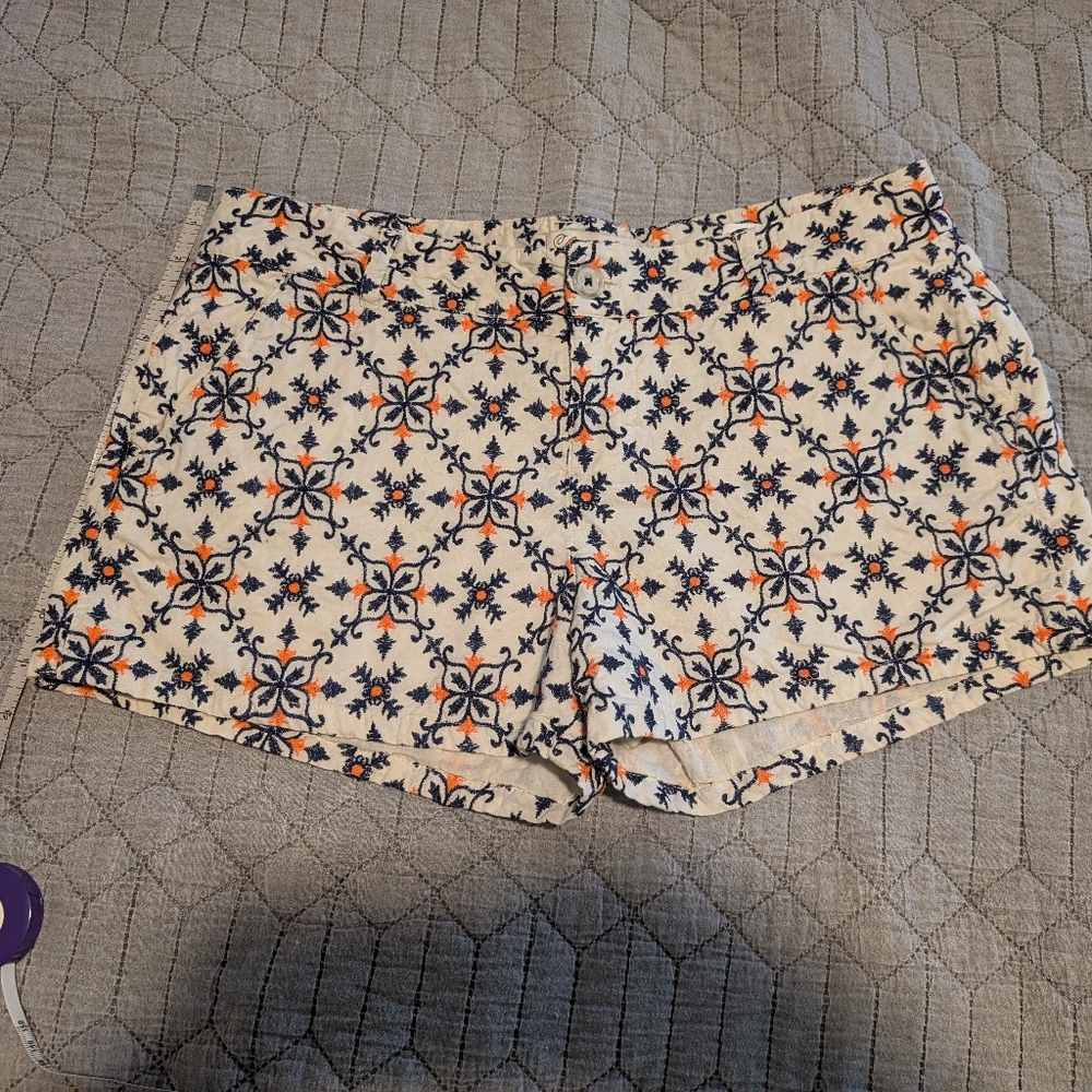 On Hold Lucky Brand Embroidered Shorts
